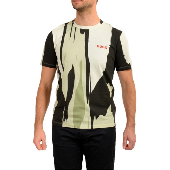 HUGO Other - 🎨 HUGO BOSS Abstract Art Graphic Tee - Size M - Statement Piece! 🎨